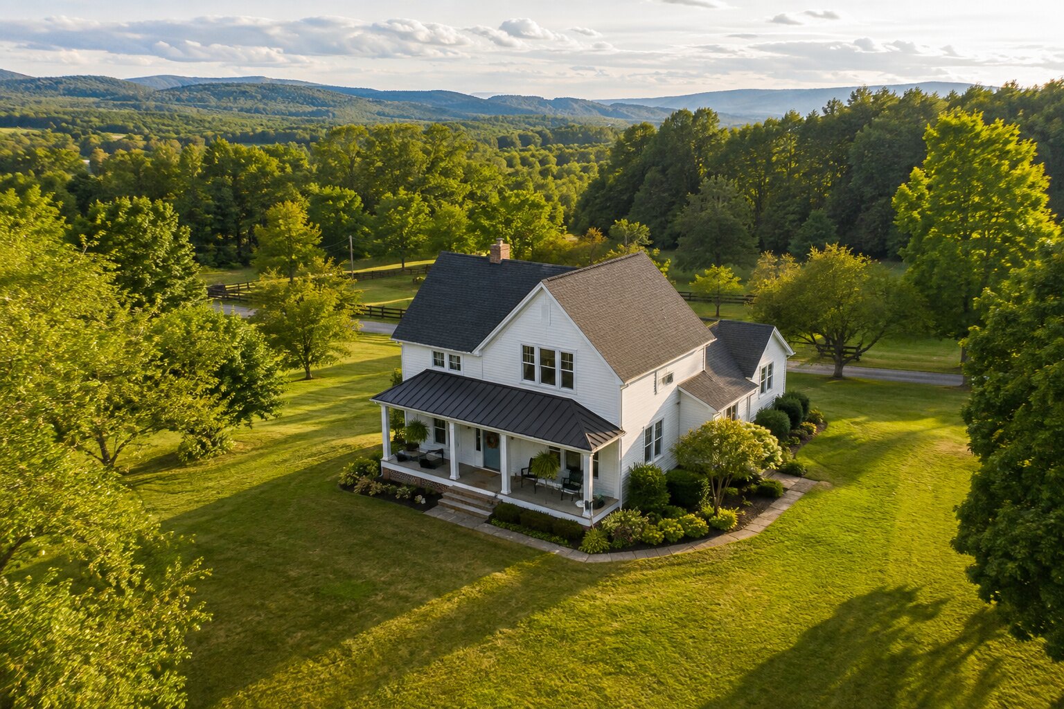 Country farmhouse representing Warwick and Orange County New York living