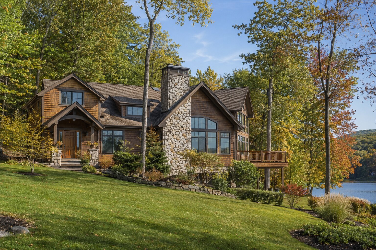 Lake-country home representing northern New Jersey real estate